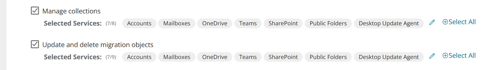 Update and delete object role